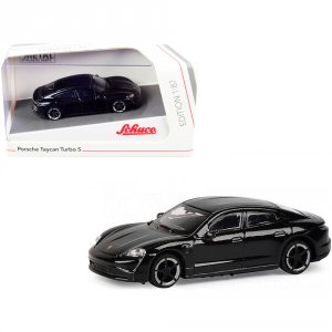 Schuco 452655900 Porsche Taycan Turbo S Black 187 (ho) Diecast Model C