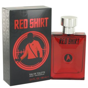 Star 515950 Red Shirt Eau De Toilette Spray 3.4 Oz For Men