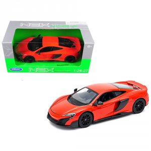 Welly 24089r Mclaren 675lt Coupe Red 124-127 Diecast Model Car By