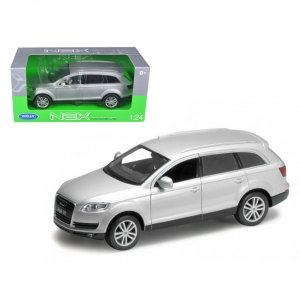 Welly 22481s Audi Q7 Silver 124 Diecast Car Model By