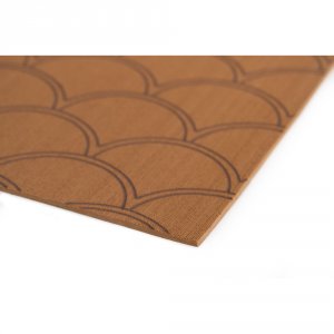 Seadek 23875-83800 40 X 80 5mm Sheet Mocha Brushed Fish Scale - 1016mm