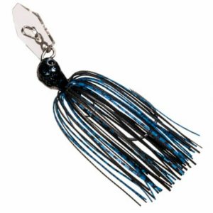 Zman CBSB12-06 Chatterbait Jackhammer Stealthblade 0.5 Oz Black Blue