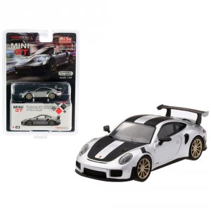 True MGT00063 Porsche 911 Gt2 Rs Weissach Package Gt Silver Metallic W