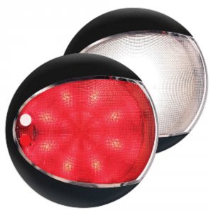 Hella 959950111 Euroled 130 Touch - Whitered - Black Shroud