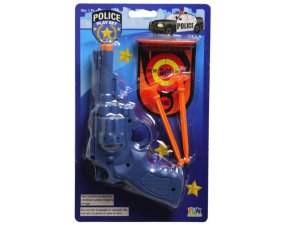 Bulk KA825 Blue Police Pistol Shooting Play Set