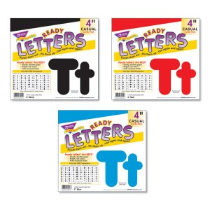 Trend TEP T79901 Trend Black 4 Casual Combo Ready Letters Set - Casual