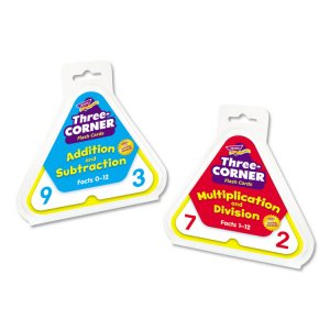 Trend TEP T1670 Trend Three-corner Addsubtract Flash Card Set - Educat