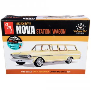 Amt AMT1202 Skill 2 Model Kit 1963 Chevrolet Ii Nova Station Wagon Cra