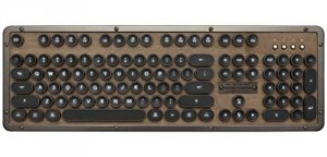 Azio MK-RETRO-W-01B Retro Classic Bt, Elwood Model Mechanical Keyboard