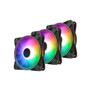 Deepcool CF120 PLUS Cf120 Plus 3x120mm Pwm Fan, A-rgb Dual Loop Lighti