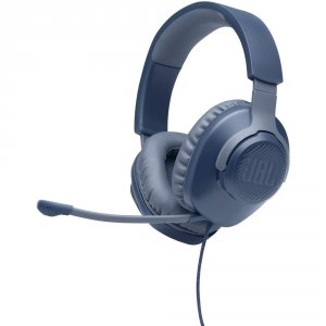 Jbl JBLQUANTUM100BLUAM Quantum 100 Wired Gaming Headset - Over-ear - S