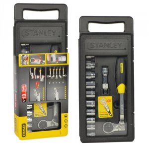 Stanley 1-87-931 13-piece 38 Impossible Reach Dynagrip Pro Socket Setw