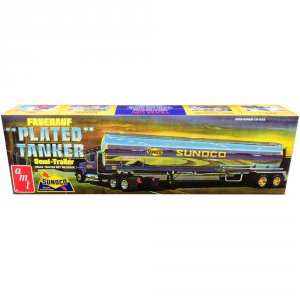 Amt AMT1239 Skill 3 Model Kit Fruehauf Plated Tanker Semi-trailer Suno