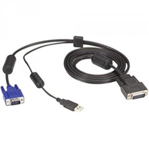 Black EHNSECURE2-0006 Servswitch Secure Kvm Switch Cable, Vga And Usb 