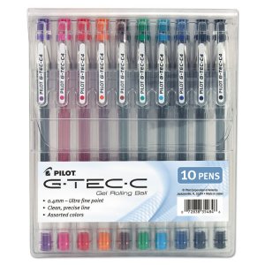 Pilot 35484 Pen,g-tec-c,10pk,ast