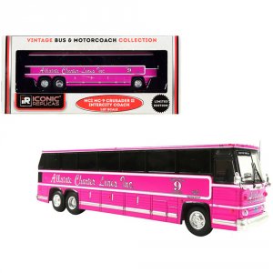 Iconic 87-0272 1980 Mci Mc-9 Crusader Ii Intercity Coach Bus Pink Alls