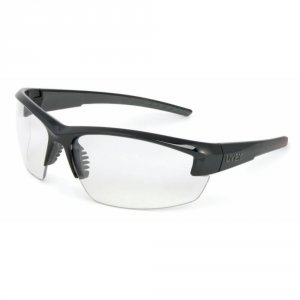 Howard R-02104 Mercury Blk Frame Clear Lens W Microfiber Bag