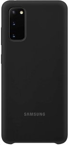 Samsung EF-PG980TBEGUS Galaxy S20 Silicone Cover Case - Black