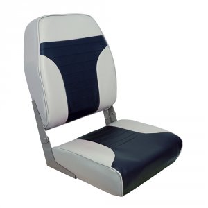 Springfield 1040661 High Back Multi-color Folding Seat - Bluegrey