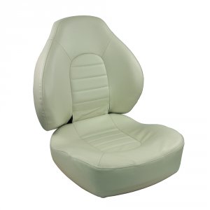 Springfield 1041636 Fish Pro Mid Back Folding Seat - White