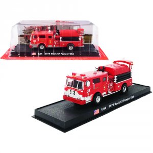 Amercom ACGB20 1979 Mack Cf Pumper Fire Engine Red Fdny New York City 