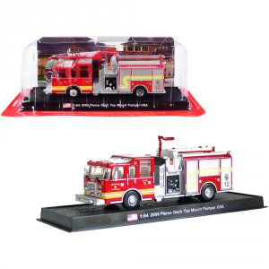 Amercom ACGB16 2006 Pierce Dash Top Mount Pumper Fire Engine Red Wichi