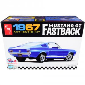 Amt AMT1241 Skill 2 Model Kit 1967 Ford Mustang Gt Fastback 125 Scale 