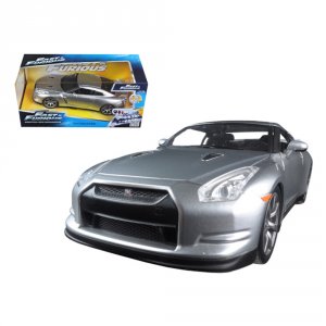 Jada 97212 Brian\'s Nissan Gt-r (r35) Silver Fast  Furious Movie 124 D