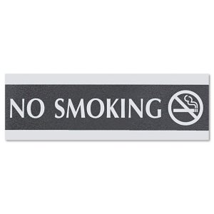 U. 4757 Sign,no Smokng,3x9,bksv