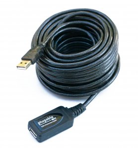 Plugable USB2-10M Plugable Usb 2.0 Active Extention Cable - Usb For Pr