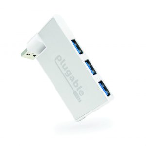 Plugable USB3-HUB4R Plugable Rotating 4-port Usb 3.0 Portable Bus Powe