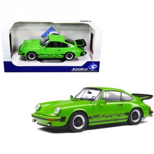 Solido S1802603 1984 Porsche 911 Carrera 3.2 Bright Green With Black S