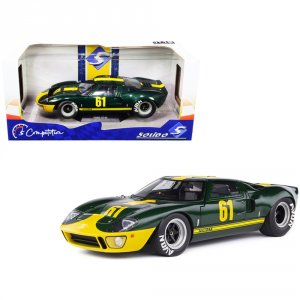 Solido S1803004 Ford Gt40 Mk1 Rhd (right Hand Drive) 61 Racing Custom 