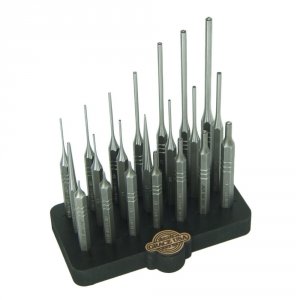 Grace GRSP21SBB Grace Usa 21 Piece Steel Punch Set W Bench Block