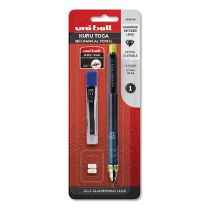 Uniball 1858549 Pencil,ub Kurutoga .7m,bk