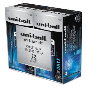 Uniball UBC 60041 Uni-ball Onyx Rollerball Pens - Micro Pen Point - 0.