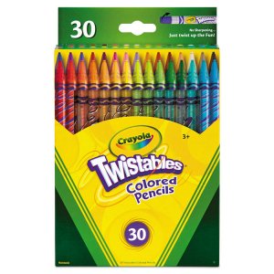 Crayola 687408 Pencil,clrd,twst12st,ast