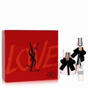 Yves 557257 Mon Paris Gift Set - 1 Oz Eau De Parfum Spray + .34 Oz Min