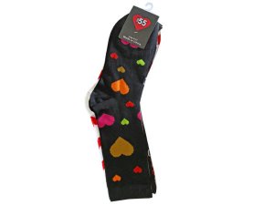 Bulk BJ391 Heart Themed Socks In Assorted Styles