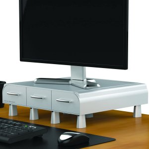 Ems MONSTA3D-SIL Mind Reader Pc, Laptop, Imac Monitor Stand And Desk O