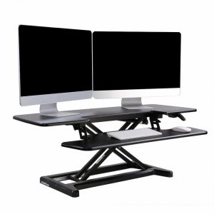 Flexispot M7L Alcoveriser Standing Desk Converter - 42-inch - Keyboard