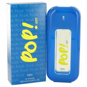 French 500929 Fcuk Pop Art Eau De Toilette Spray 3.4 Oz For Men