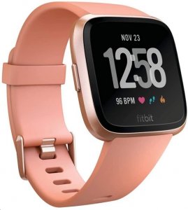 Fitbit FB504RGPK Versa Smart Watch Peachrose Gold Aluminium