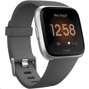 Fitbit FB415SRGY Versa Lite Edition Smartwatch Charcoal