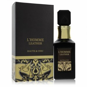 Haute 556868 L'homme Leather Eau De Parfum Spray 3.3 Oz For Men