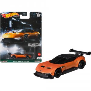 Hot GRJ77 Aston Martin Vulcan Orange Metallic Exotic Envy Series Dieca