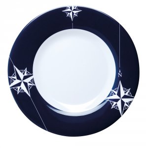 Marine 15003C Melamine Round Dessert Plate - Northwind - 7 Set Of 6