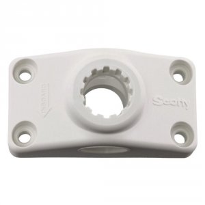 Scotty 241-WH Scotty Combination Side  Deck Mount - White