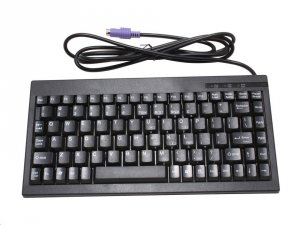 Solidtek KB-595BP Ps2 88-key Black Mini Keyboard English Kb-595bp