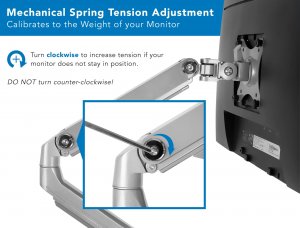 Relaunch MI-2761 The Monitor Arm Is Compatible With Vesa Patterns (100